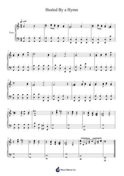 Healed By a Hymn Sheet Music by Koichi Sugiyama-Arr.Earwy