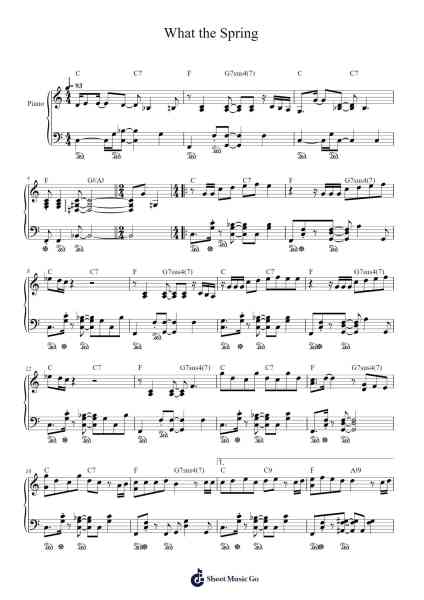 What the Spring Sheet Music by 10cm-Arr.Mollnie Sampham