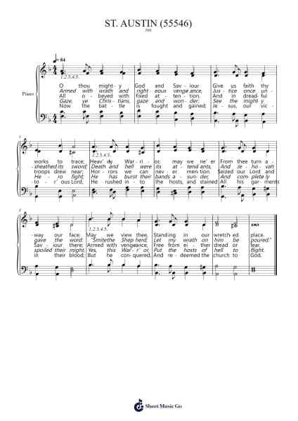 O Thou Mighty God and Saviour 樂譜由 Brosaul - 編曲 Hobbaird Birdsibyl
