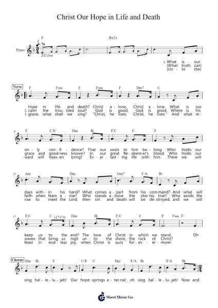 Christ Our Hope in Life and Death Sheet Music by Keith and Kristyn Getty-Arr.Serles