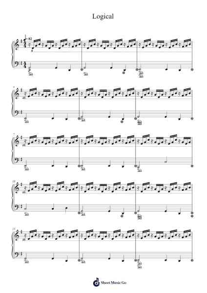 Logical Sheet Music by Olivia Rodrigo-Arr.Steinter Rooridge