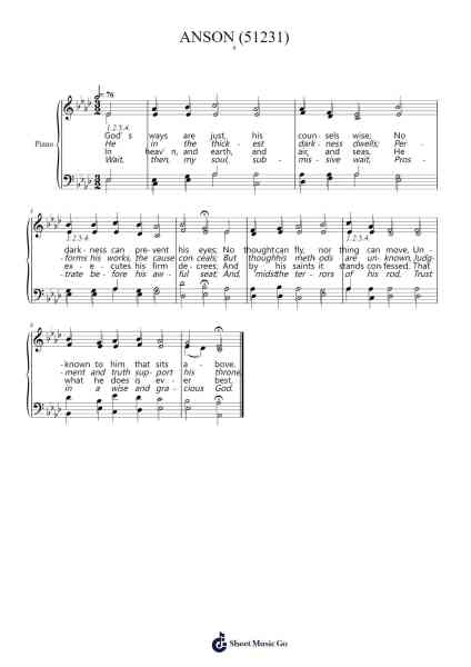 The Wisdom and Knowledge of God Sheet Music by Johann (Hans) George Nageli-Arr.Boylerod