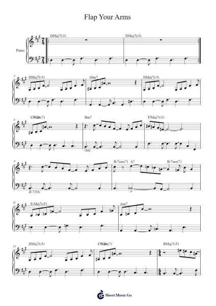 Flap Your Arms Sheet Music by -Arr.Humglas Leathus