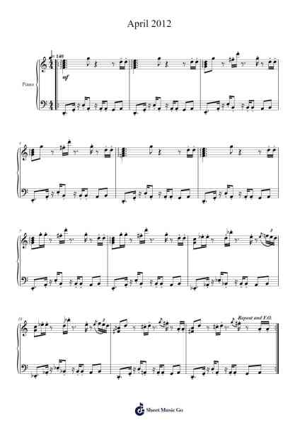 DELTARUNE Chapter 1 Piano Score Sheet Music by Toby Fox-Arr.Auwolf