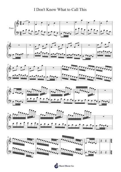 I Don't Know What to Call This Sheet Music by charlieleech0-Arr.Croftslon Maugnings