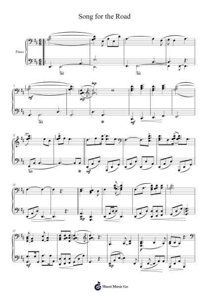 Song for the Road Sheet Music by David Ford-Arr.Reygess