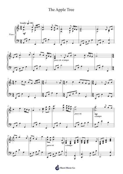 The Apple Tree Sheet Music by Vioo'neil-Arr.Chaples