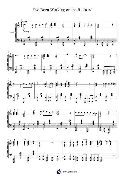 I've Been Working On The Railroad Sheet Music by polarexpress1-Arr.Earwy