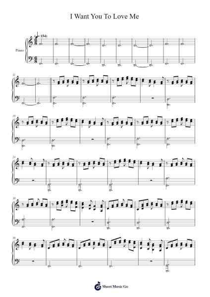 I Want You To Love Me Sheet Music by Fiona Apple-Arr.Cooktian Winsa