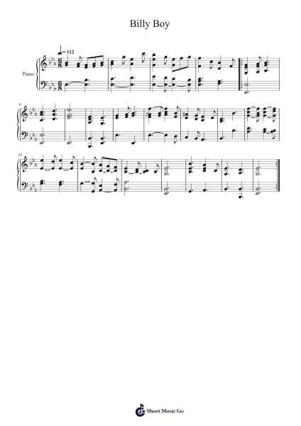 Billy Boy Sheet Music by Northumbrian Capstan Shanty-Arr.Surdred