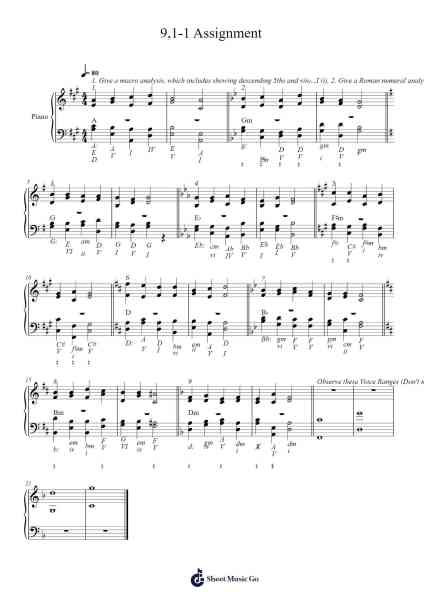 9,1-1 Assignment Sheet Music by nlopez8-Arr.Quenram