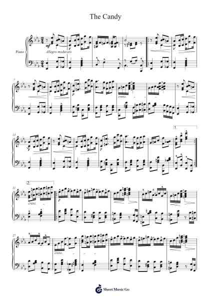 The Candy Sheet Music by Clarence M Jones-Arr.Himorse