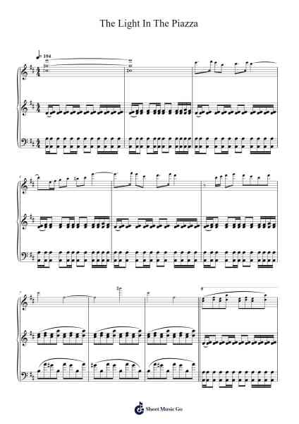 The Light In The Piazza Sheet Music by Adam Guettel-Arr.Blabott