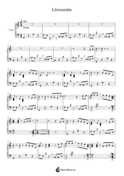 Löwenzahn Sheet Music by Misc Television-Arr.Warald Kipfrank
