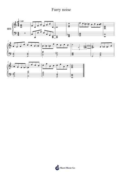 Furry noise Sheet Music by pobai039-Arr.Waydutt