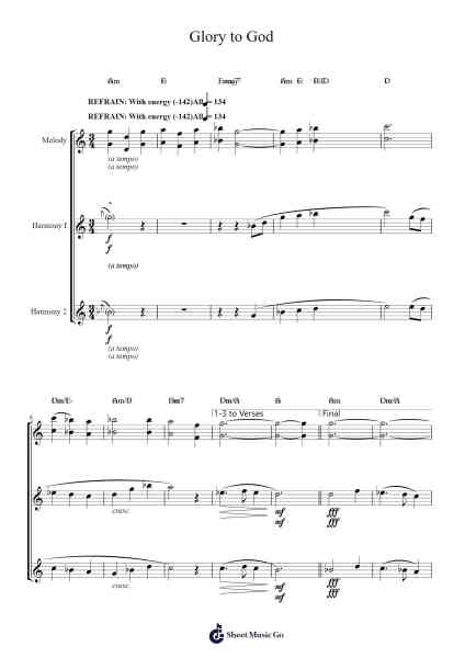 Glory to God Sheet Music by Marty Haugen-Arr.Faithevice