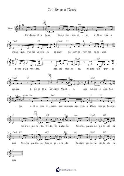 Confesso a Deus Sheet Music by Marcus Lima-Arr.Wolian