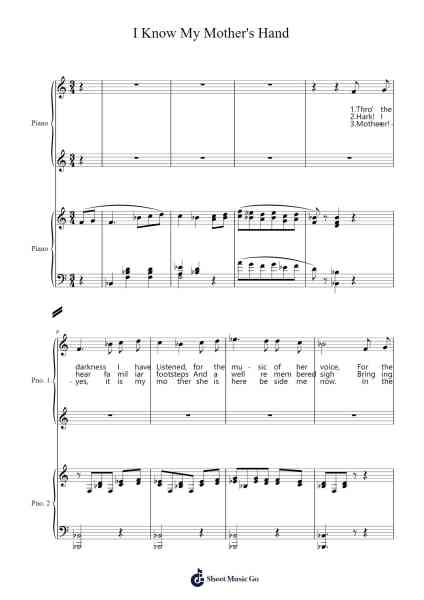 I Know My Mother's Hand Sheet Music by Henry Tucker-Arr.Triswolf Roochel