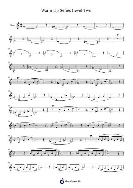 Warm Up Series Level Two Sheet Music by kylejraftery-Arr.Mollries