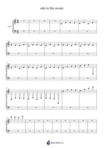 Ode to the Ocean Sheet Music by Maugmatt-Arr.Spenchi Gushall