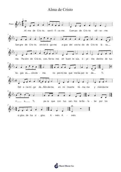 Alma de Cristo Sheet Music by -Arr.Spenky Chloelith