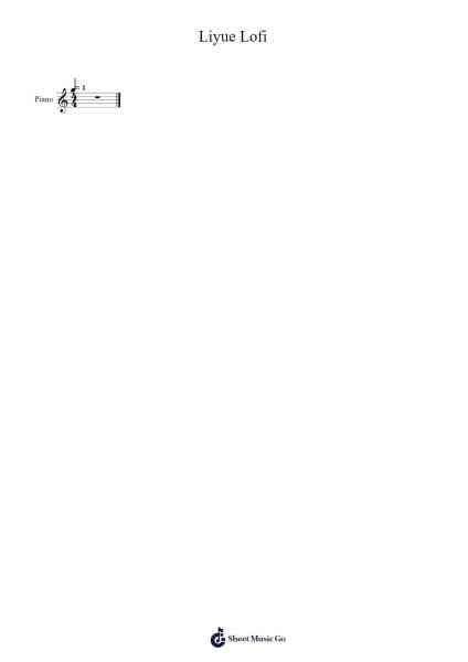 Liyue Lofi Sheet Music by Yu-Peng Chen-Arr.Pegholmes Anlett