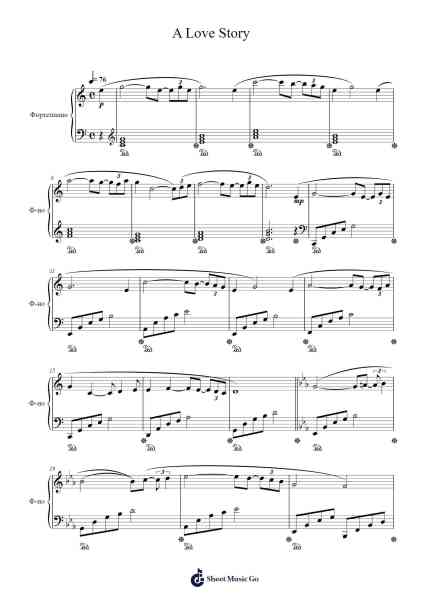 A Love Story - Brian Crain Sheet Music by Brian Crain-Arr.Poundnions