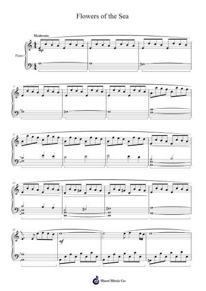 Flowers of the Sea (Lite Version) Sheet Music by Era-Arr.Stilris Babty