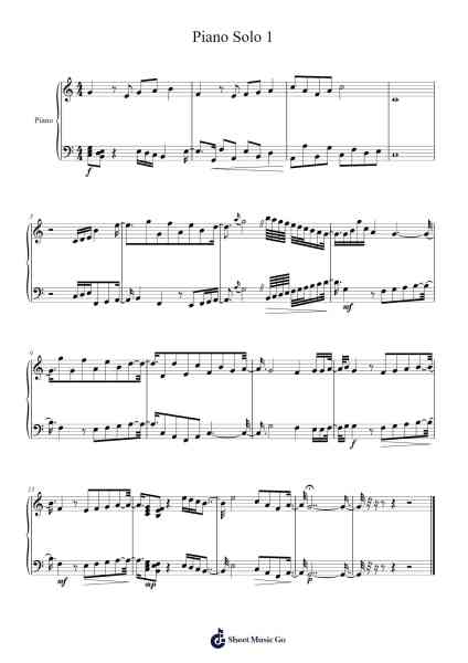 Piano Solo 1 Sheet Music by Mathew L. Deal-Arr.Bowsibyl Twainses