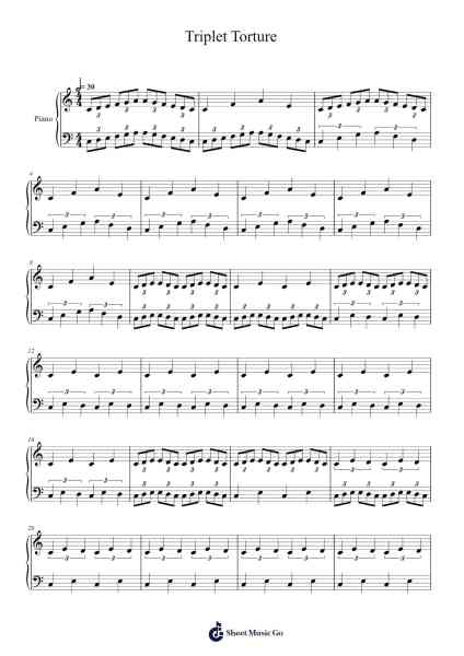 Triplet Torture Sheet Music by Aaron Watters-Arr.Boycehe