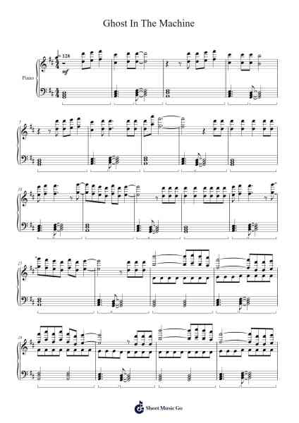 Ghost In The Machine Sheet Music by Trivecta-Arr.Brucefe Payjim