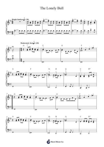 The Lonely Bull Sheet Music by Herb Alpert & The Tijuana Brass-Arr.Hartkeats