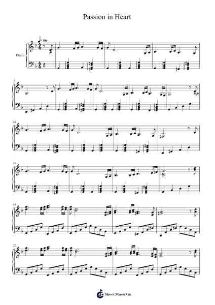 Passion in Heart Partitura de Masao Aichi-Arr.Spenborg