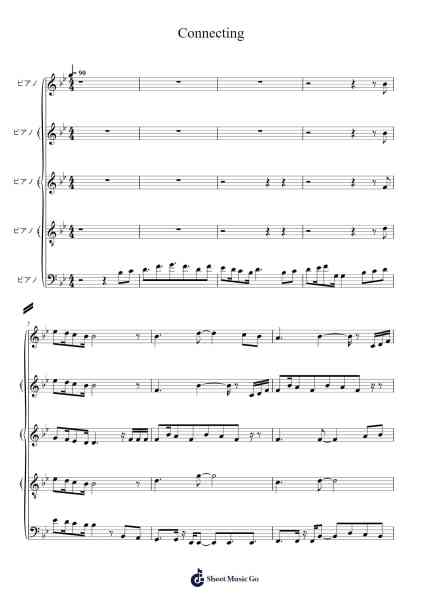 Connecting Sheet Music by -Arr.Chloepole