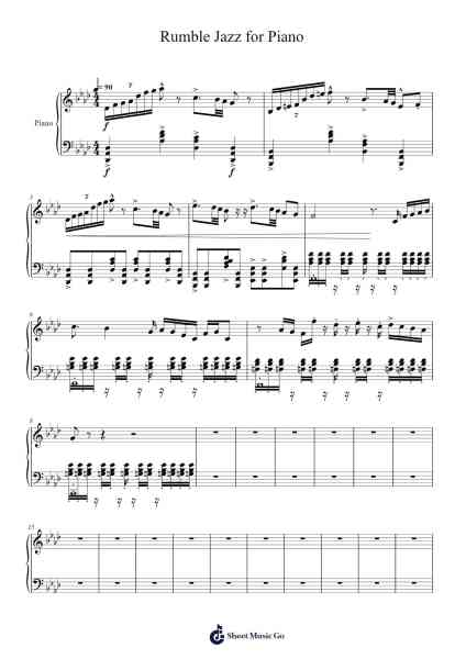 TFT OST "Rumble Jazz for Piano" Remix by Kole Hicks (WORK IN PROGRESS) Sheet Music by Kole Hicks-Arr.Rooryl Petnoel