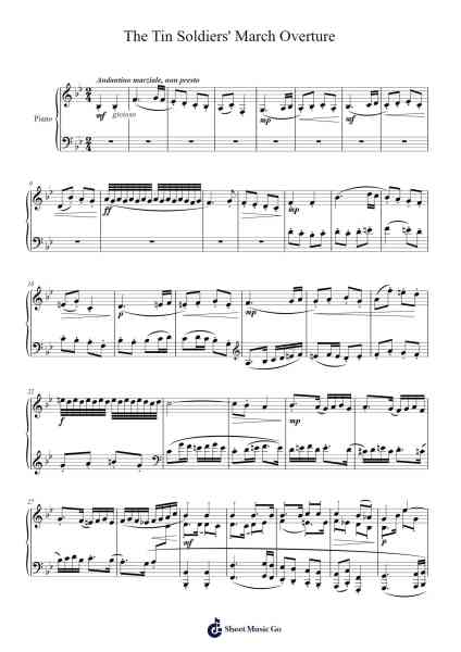 The Tin Soldiers' March Overture Sheet Music by Steven Wan-Arr.Joedrich