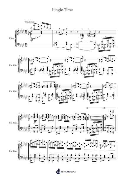 Jungle Time Sheet Music by E. Philip Severin-Arr.Tifville
