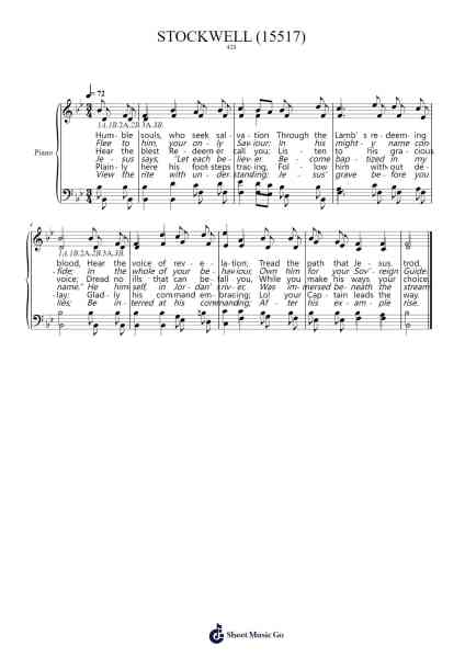 Invitation to Follow the Lamb Sheet Music by Darius Eliot Jones-Arr.Orcolm