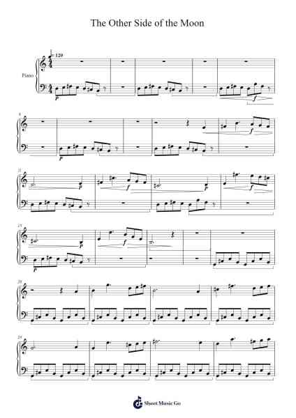 The Other Side of the Moon Sheet Music by Phoenix Makre-Arr.Payyule