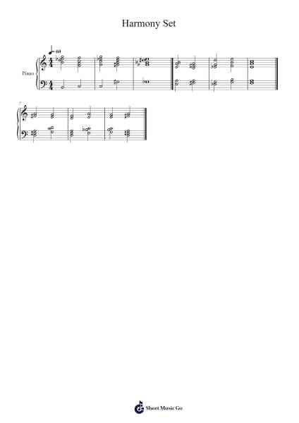 Harmony Set Sheet Music by Brandon Brown-Arr.Otscott Viro'neil