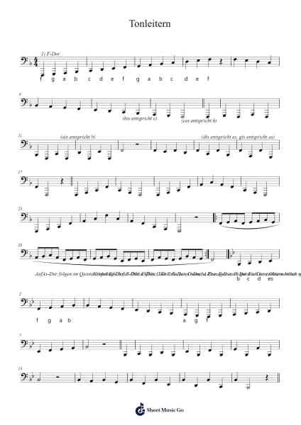 Tonleitern Sheet Music by B. Schumacher-Arr.Gwenje Cookmike