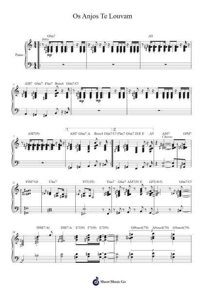 Os Anjos Te Louvam Sheet Music by eli soares-Arr.Lanhy