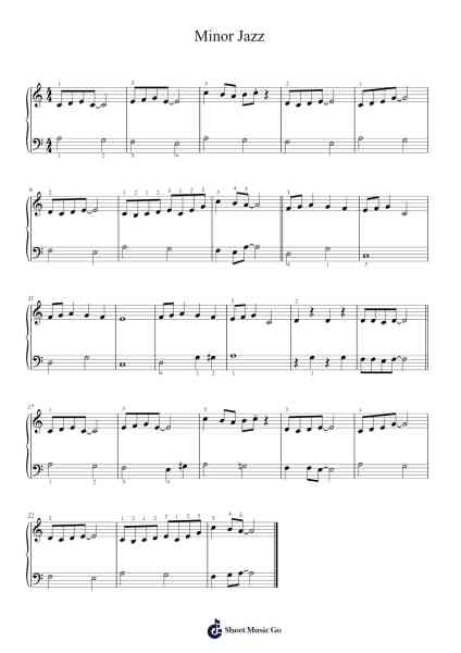 Minor Jazz 楽譜 by R. M. McIntosh-Arr.Canzel