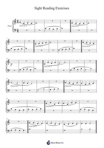 Sight Reading Exercises Sheet Music by Henny Pinang-Arr.Eipsgold Maudman