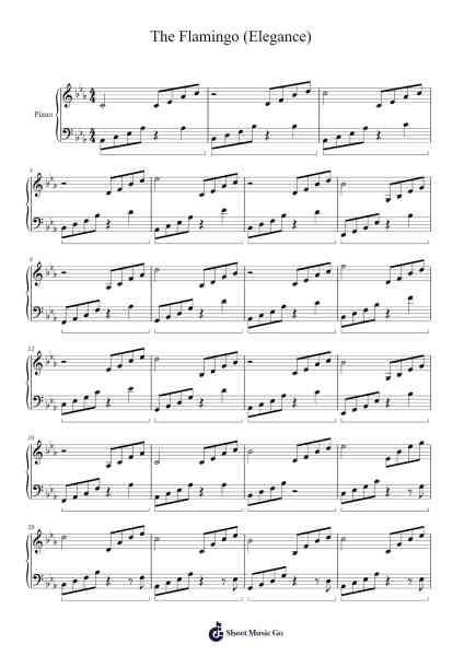 The Flamingo (Elegance) Sheet Music by Joel Frase-Arr.Mattbart Stephy