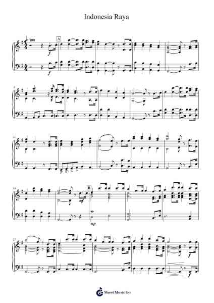 Indonesia Raya Sheet Music by Wage Rudolf Supratman-Arr.Wilhelker Croftsdrew