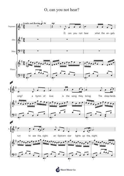 O, can you not hear? Sheet Music by Ben Parry-Arr.Cisbrian Jestier