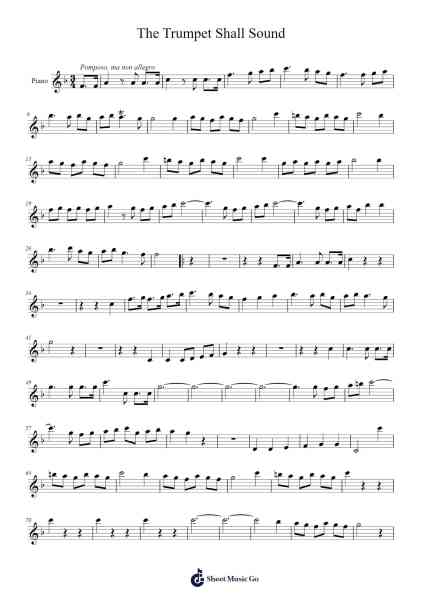The Trumpet Shall Sound Sheet Music by John Prindle Scott-Arr.Doyvan Kipholmes