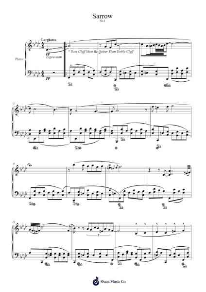Prelude In A flat major Op.3 No.2 Sheet Music by Trayy Turner-Arr.Moisham Whcky