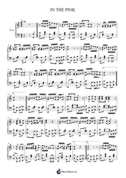 IN THE PINK Sheet Music by GARY C THOMPSON-Arr.Frebert